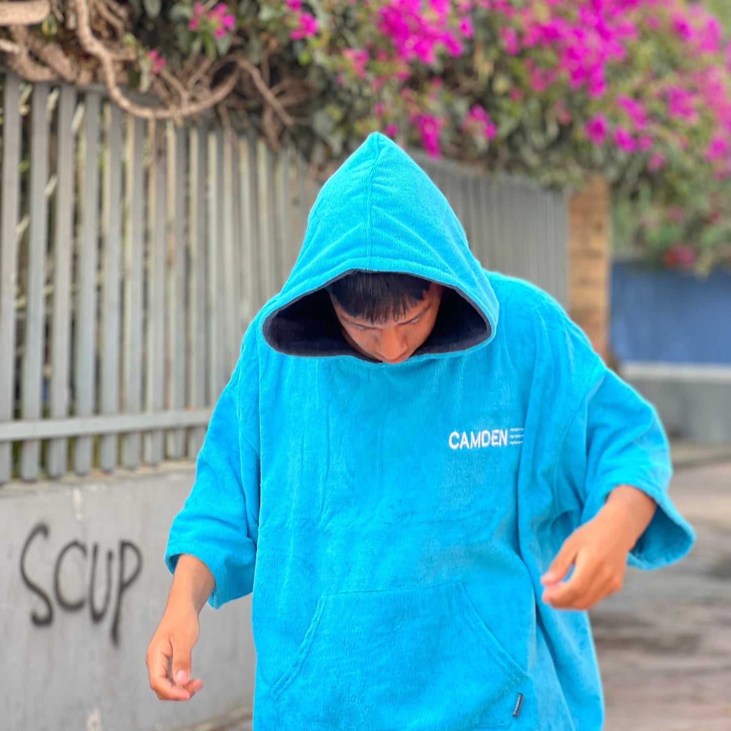 Poncho Camden Turquesa