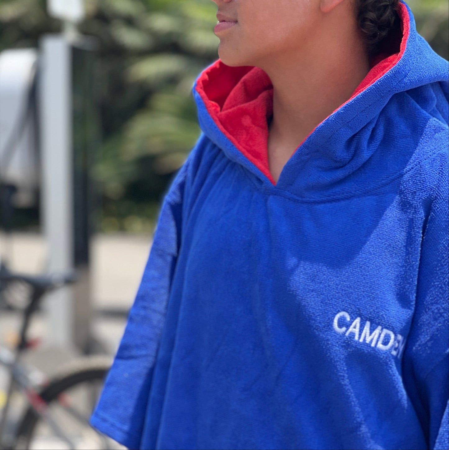 Poncho Camden Azulino