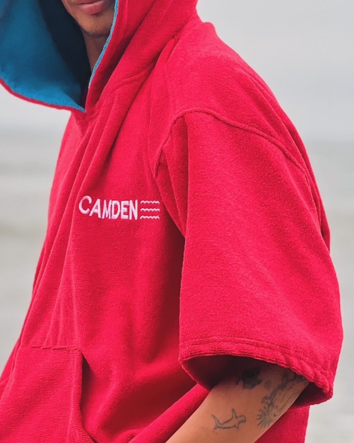 Poncho Camden Rojo