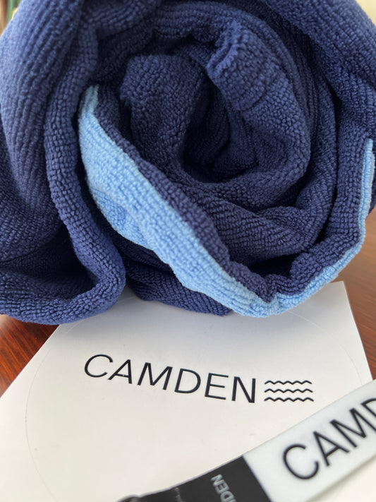 Poncho Camden Azul Marino - Celeste