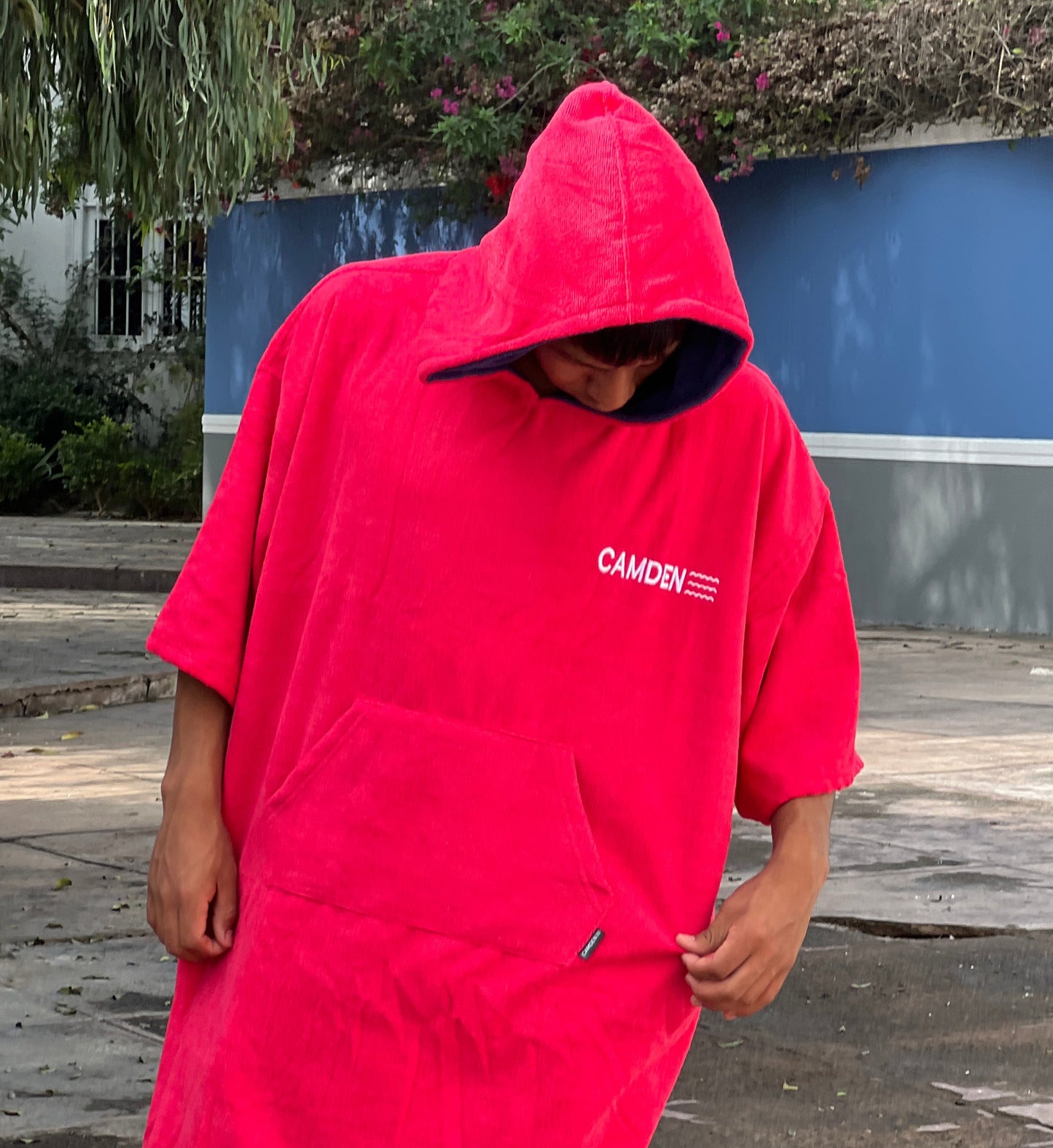 Poncho Camden Rojo