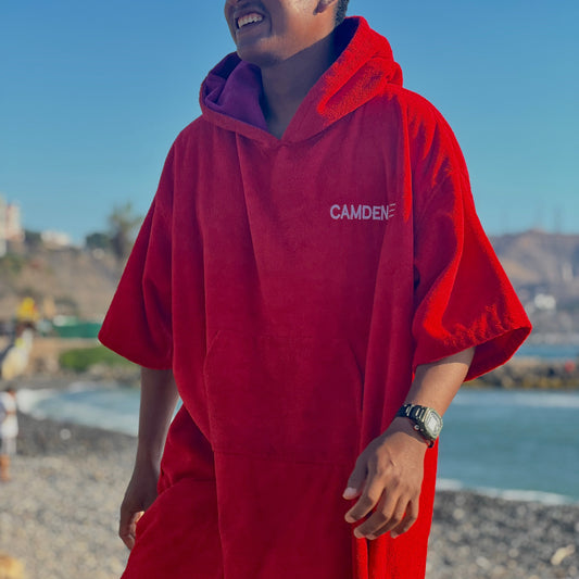 Poncho Camden Rojo - Morado Camote
