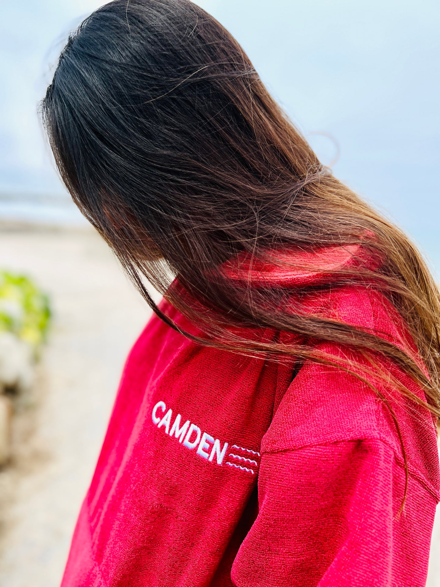 Poncho Camden Rojo